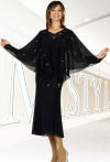Ben Marc Misty Lane Evening Dress and Cape Jacket 13472 image