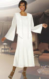 Ben Marc Misty Lane Off-White Evening Dress with Jacket 13484 image