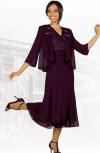 Ben Marc Misty Lane Georgette Evening Dress with Jacket 13492 image
