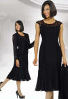 Ben Marc Misty Lane Georgette and Lace 2pc Jacket Dress 13496 image