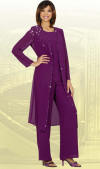 Ben Marc Misty Lane 3pc Evening Pantsuit with Beading 13497 image
