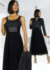 Ben Marc Misty Lane Georgette 2pc Evening Dress with Jacket 13499 image