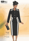 <b>Ladies Skirt Suit by Benmarc</b><br>Black-Off-White<br>Sizes 12-24<br>Style 47424 <b>Ladies Skirt Suit by Benmarc</b><br>Black-Off-White<br>Sizes 12-24<br>Style 47424