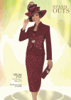 <b>Ladies Skirt Suit by Benmarc</b><br>Burgundy<br>Sizes 12-24<br>Style 47421 <b>Ladies Skirt Suit by Benmarc</b><br>Burgundy<br>Sizes 12-24<br>Style 47421