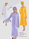 Tally Taylor Georgettes <br> (Spring/Summer 2014) <br> #9306 <br> Sunshine, White <br> Lavender