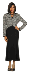Todd & Olivia Knit Suit 97202 (Black Multi)