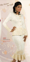 Liorah Knit 7080 - SALE <br> Silver/Gold <br> Size 12, 16, 18, 20, 22, 24