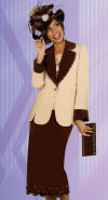 Fifth Sunday by Ben Marc Womens 3pc Church Suit 52554 image