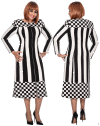 Dorinda Clark Cole <br> (Spring/Summer 2016) <br> DCC111 <br> <br> BLACK/WHITE <br> 10 12 14 16 18 <br> 16w 18w 20w 22w 24w<br> <br> Arriving Mid March <br> Taking Back Orders Now