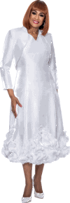 Dorinda Clark Cole <br> (Spring/Summer 2016) <br> DCC152 <br> <br> WHITE <br> 10 12 14 16 18 <br> 16w 18w 20w 22w 24w<br> <br> Arriving Mid March <br> Taking Back Orders Now