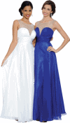 <b>Dress by Annabelle</b><br>Coral, Royal, Off White, Midnight Blue<br>Sizes 8-24<br>Style 8430
