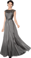 <b>Dress by Annabelle</b><br>Grey<br>Sizes 8-24<br>Style 8470