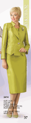 Lily & Taylor <br> (Spring/Summer 2016) <br> LT3474 <br> <br> Apple-Green  <br>  Purple  <br>  Rust <br> 6 8 10 12 14 16 18 20 22 24