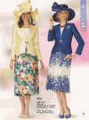Lily & Taylor <br> (Spring/Summer 2016) <br> LT3616 <br> <br> Canary-Yellow/Multi  <br>  Royal-Blue/Multi <br> 4 6 8 10 12 14 16 18 20 22 24