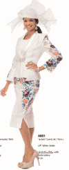 Moshita Couture <br> (Spring/Summer 2016) <br> MC6801 <br> <br> OFF-WHITE/MULTI <br> 8 10 12 14 16 18 20 22 24