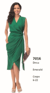 Moshita Couture <br> (Spring/Summer 2016) <br> MC7016 <br> <br> EMERALD <br> 6 8 10 12 14 16 18 20 22