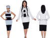 Susanna <br> (Spring 2016) <br> s3715 <br> <br> WHITE/BLACK <br> 8 10 12 14 16 18 20 22 24