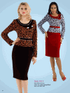 Tally Taylor Georgettes <br> (Spring/Summer 2014) <br> #9311 <br> Navy/Red,  Orange/Black