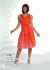 Chancelle Dresses <br> (Spring/Summer 2016) <br> CD1790 <br> <br> ORANGE  <br> 8 10 12 14 16 18