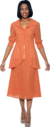 Devine Casuals (Spring 2014)  <br>  #1483 Coral/Champagne <br> Size S, M, L, 1x, 2x, 3x