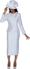 GMI Fancies <br> (Fall/Winter 2015) <br> G5412-WH <br> <br> WHITE <br> 8 10 12 14 16 18 16w 18w 20w 22w 24w 26w