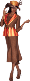 GMI Fancies <br> (Fall/Winter 2015) <br> G5553-NU <br> <br> NUTMEG-BROWN/SAFFRON <br> 8 10 12 14 16 18 16w 18w 20w 22w 24w 26w