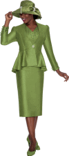 GMI Fancies <br> (Fall/Winter 2015) <br> G4973-GR <br> <br> GREEN <br> 8 10 12 14 16 18 16w 18w 20w 22w 24w 26w