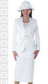GV0802-WHT,Giovanna Fall And Holiday Womens Church Suit 2015