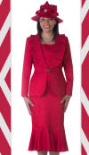 GV0801-RE,Giovanna Fall And Holiday Womens Church Suit 2015