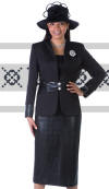 GV0804-BLK,Giovanna Fall And Holiday Womens Church Suit 2015