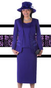GV0806-PUR,Giovanna Fall And Holiday Womens Church Suit 2015