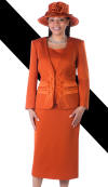 GV0806-OR,Giovanna Fall And Holiday Womens Church Suit 2015