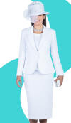 GV0823-WHT,Giovanna Fall And Holiday Womens Church Suit 2015