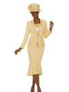 <b>Skirt Suit by Fifth Sunday</b><br>Butter, Pink<br>Sizes 6-22<br>Style 52758