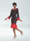 Stacy Adams <br> (Fall/Holiday 2015) <br> ST78499 <br> <br> BLACK/RED <br> 8 10 12 14 16 18 20